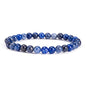 Cherry Tree Collection - Small, Medium, Large Sizes - Gemstone Beaded Bracelets For Women and Men - 6mm Round Beads - color: Sodalite, size: Medium