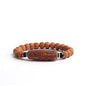 COLORFUL BLING Natural Stone Tibetan Mala Rudraksha Seeds Bracelet for Meditation Beads Prayer Charm Wrist Bracelets Buddha Prayer Yoga Mediation Jewelry - color: long