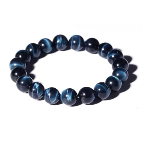 Single-pack of pure gemstone bracelets… - color: Jade-10mm-Black-Chakra