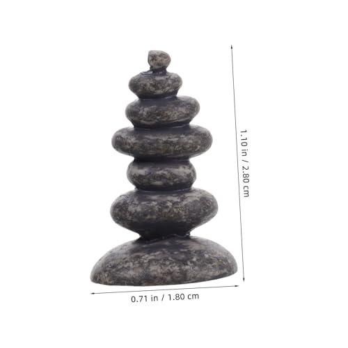 20pcs Japanese Garden Zen Home Decor Handmade Balancing Stone Statues for Fish Tank Rockery