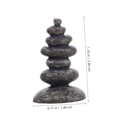 20pcs Japanese Garden Zen Home Decor Handmade Balancing Stone Statues for Fish Tank Rockery
