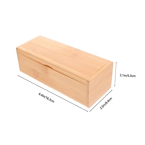Zerodeko 2pcs Box Storage Box with Lid Easy Open Keepsake Organizer for Jewelry Crafts and Glasses Compact Design for Dresser Bedside present for Birthdays and Anniversaries