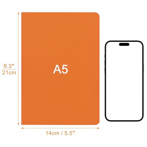 12 Pack Colorful Blank Notebooks Bulk, A5 Journals with 12 Colors, 60 Pages/30 Sheets, 8.3x5.5 Inch, Plain Paper, Travel Writing Journal Notebooks for Work & School