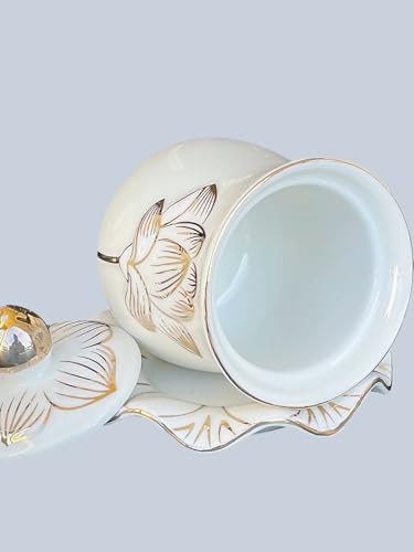 Houlu Ceramic Altar Cup, Holy Water Offering Cup - White - color: White