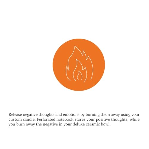 The Fire Kit - Burn Negative Thoughts for Stress Relief and Healing - Give the Gift of Peace of Mind - Self Care Kit By Two Sage Sisters