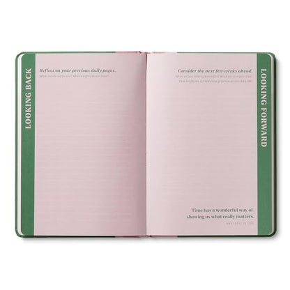 Compendium – Gratitude Every Day Guided Journal: A Daily Practice for Joy and Contentment – A 5-Minute a Day Personal Growth Notebook – An Inspiring Daily Journal for Forming New Habits - color: Gratitude Green