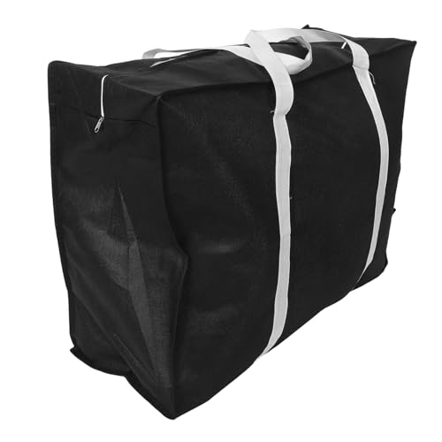 Reinforced Clothes Storage Bag Large Duffle Bag Zipper for Moving Comforter and Home Organization