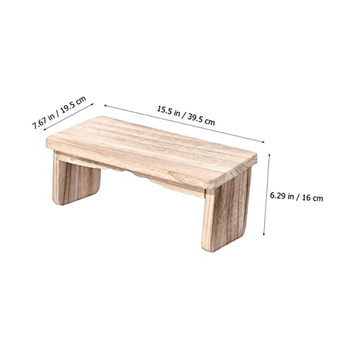 KOMBIUDA Wooden Kneeling Meditation Stool Portable Folding Zen Stool for Comfortable Sitting Non Slip Design for Meditation Classes Parks and Travel