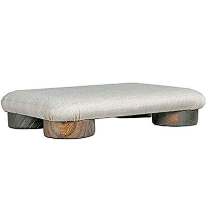 Solid Wood Meditation Bench, Japanese Kneeling Stool,Dharma Meditation Bench, Soft Solid Wood Bag Foot Stool