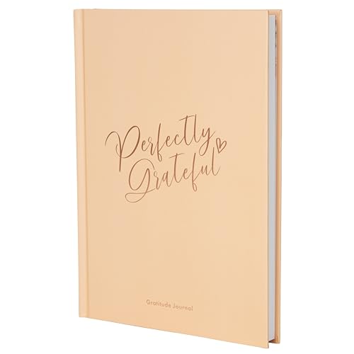Gratitude Journal - For Gratitude and Daily Reflections - Selfcare Journal for Women and Teenagers - Reduce Stress and Overwhelm. Peach Blush by Perfect Planner Company - color: Peach Blush