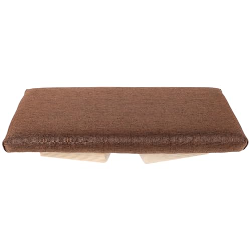 Kisangel Folding Meditation Bench Wooden Prayer Stool Ergonomic Floor Chair for Adults and Seniors Portable Compact Seat for Yoga and Zen Practice