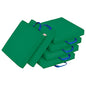 ECR4Kids SoftZone Floor Cushions, Square, Flexible Seating, Green, 6-Piece - color: Green