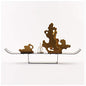 New Chinese Zen Metal Rockery Ornaments Dry Landscape Tea Room Living Room Entrance Hotel Home Decoration