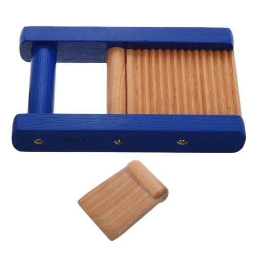 SUPVOX Wooden Hand Musical Scraper Board for Interactive Musical Instrument for Early Education Enhances Creativity Sensory Development for Group Activities and Music Learning