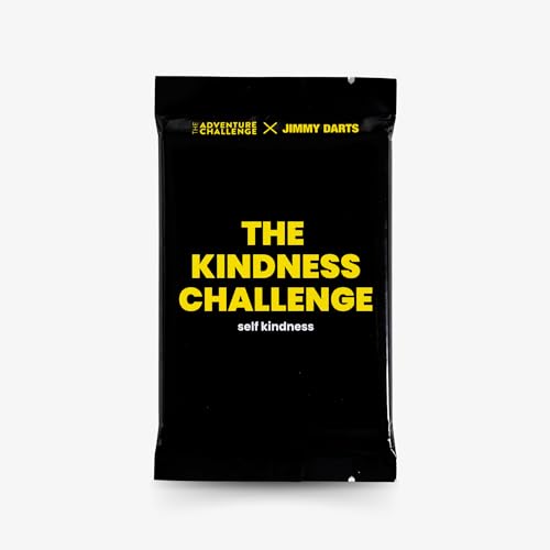 The Kindness Challenge - Self Edition - 12 Scratch-Off Self-Kindness Cards for Growth & Reflection | Solo Wellness Game by Jimmy Darts - style: Self