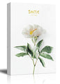 wall26 - Canvas Wall Art - Fresh Flower on White Background - Giclee Print Gallery Wrap Modern Home Art Ready to Hang - 12x18 inches - color: Artwork - 01, size: 18"L x 12"W
