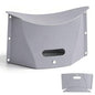 Folding Portable Camping Hiking Stool, Lightweight Collapsable Foldable Chair for Travel Gathering BBQ Subway Backpacking Outdoor Squatty Potty Ultralight Mini (Light Gray) - color: Light Gray