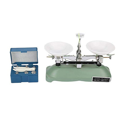 Fockety Easy to Carry Triple Beam Balance Beam Scale, Laboratory Precision Balance Scientific Balance Scale, Lab for Teaching Tool