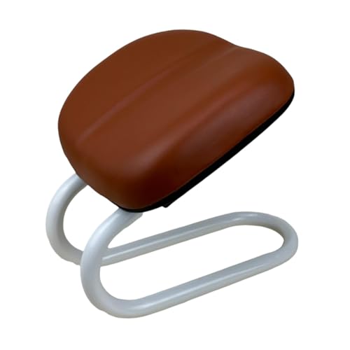 Adjustable Meditation Stool Chair Ergonomic Portable Kneeling Bench Seat for Yoga Prayer Home Use Gift for Women Adults- Brown