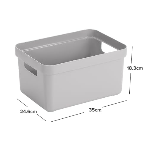 Sunware Sigma Home Storage Box, Light Grey, One Size