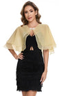 Women's Sheer Tencel Shawls and Wraps for Evening Dresses Soft Wedding Cape Lightweight Bridesmaid Scarves Cover Up - color: Yellow