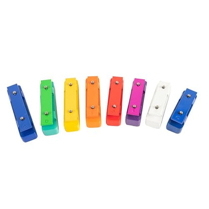 8 Tone Sound Brick Colorful Metal Durable Soundboard Glockenspiel Percussion Instrument Glockenspiel Percussion Instrument
