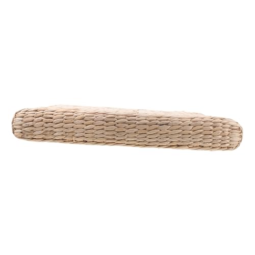 Mobestech Handmade Straw Meditation Mat Woven Yoga Cushion for Home Tatami Floor Use Portable Decorative Seat for Meditation Prayer and Relaxation