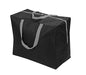 ProPik Christmas Ornaments Accessories Storage Bag Tear-proof Polyester Material 15” X 9.8” X 18.1” With Handles And Full Length Zipper (Black) - color: Black
