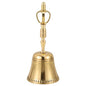 Vaguelly Portable Buddha Prayer Bell Traditional Four-point Hand Bell for Home Meditation Soothing Sound for Relief and Aesthetic Decor