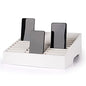 36-Grid Wooden Cell Phone Holder Desktop Organizer Storage Box for Classroom Office (White 36-Grid) - size: White 36-Grid