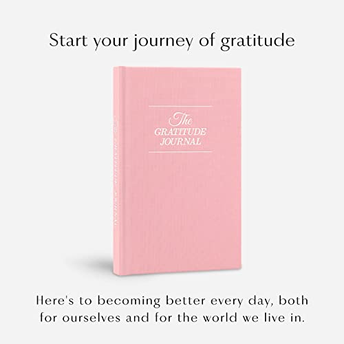 The Gratitude Journal : More Happiness, Positivity, Affirmation, Productivity, Mindfulness & Self Care - A Simple Undated Hardcover Daily Guide Planner Effective Gratitude Journal for Women (Pink) - color: Pink