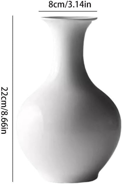 Vase Simple Zen Ceramic Table Flower Ornaments Living Room Arrangement Decorations(Christmas Reindeer -Style5) - size: Christmas Reindeer -Style5