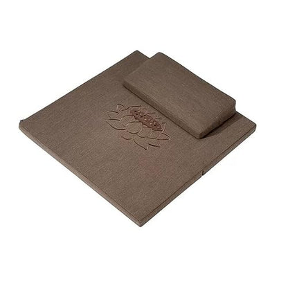 Meditation Cushion,Yoga Meditation Floor Pillow,Large Square Sitting Cushion Suitable For Sitting On The Floor - color: Brown