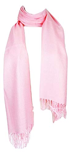 Tapp Collections™ Premium Pashmina Shawl Wrap Scarf - color: Soft Pink