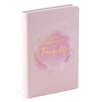 Eccolo Tranquility Journal - Mindfulness Notebook for Men and Women - Compact and Portable Inspirational Workbook for Everyday Writing - Hardcover Vegan Faux Leather - 256 Pages - 4.75x6.7in