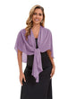 Baoqiya Chiffon Shawl Evening Scarf Shawls and Wraps for Women Wedding Party Bridal Scarves Cover Ups - color: Mauve