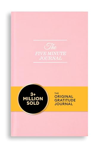 Intelligent Change: The Five Minute Journal - Daily Gratitude Journal for Happiness, Mindfulness, and Reflection - Undated Life Planner - color: Blush Pink