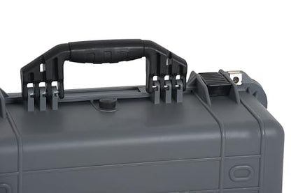 MEIJIA Portable All Weather Waterproof Protective Hard Case,Compact Camera Case with Customizable Fit Foam,Fit Use of Drones,Camera,Equipments,20.62 x16.85x8.11inches(Grey) - color: Grey