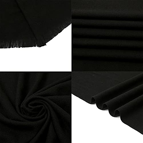 Shawl Wraps for Women Pashmina Shawls and Wraps for Evening Dresses Large Soft Scarf Winter Scarf Wedding Shawl… - color: Black