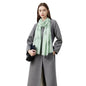 Cashmere-soft Mercerized wool Shawl Pashmina Lightweight Travel Wrap & Evening Scarf |Office |Wedding - color: Lotus Leaf River Field Light Green