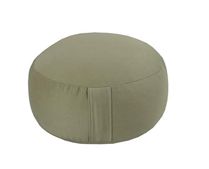 Round Zafu and Zabuton Meditation Cushion Set (2pc) - color: Sand