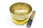 5 Inch Authentic Antique Old Tibetan Hand Hammared Singing Bowl from Nepal-Meditation Bowl,Healing Gold
