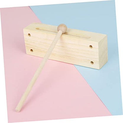 Vaguelly Traditional Music Rhythm Block Musical Toy Percussion Block Educational Boys and Girls Instrument Music Plaything for Boys and Girls