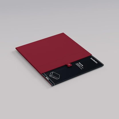 Semikolon - 4Rooms Storage Box Medium, Burgundy - color: Burgundy, size: Medium
