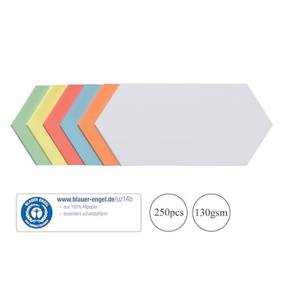 5 Star Assorted Prompt Cards Rhombus 9.5 x 20.5 cm 130 g/m² Pack of 250