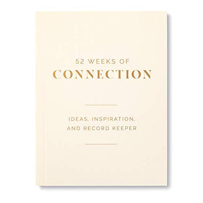 A Year of Connection Card Kit by Compendium - A Boxed Note Card Kit to Inspire 52 Weeks of Meaningful Moments - color: Cream & Blue: A Year of Connection