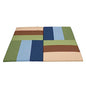 ECR4Kids SoftZone Turning Tiles Folding Activity Play Mat, 48in Square, Baby Essentials, Earthtone - color: Earthtone