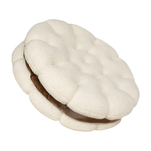 Meditation Cushion Large Floor Pillow 14.6 Inches for Indoor and Outdoor, Beige - color: Beige