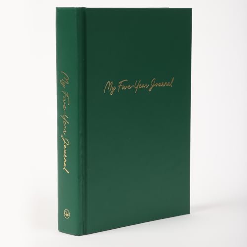 Hard Cover 5 Year Journal | The Easiest to Use Five Year Journal | Quick and Easy Five Year Daily Journal System | 6x8.25 Inch Size (Leaf Green) - color: Leaf Green