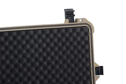 MEIJIA Portable All Weather Waterproof Protective Hard Case,Compact Camera Case with Customizable Fit Foam,Fit Use of Drones,Camera,Equipments, 20.62 x16.85x8.11inches(Desert Tan) - color: Desert Tan